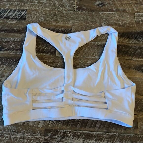 Forever 21 white sports bra size Large - Picture 2 of 4